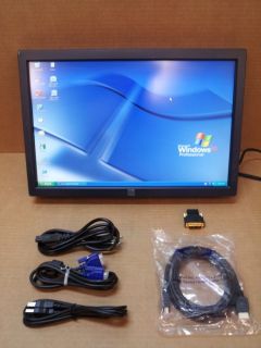 Tyco ELO TouchSystems ET1900L 8CWA 1 GY G 19" Touch Screen Widescreen Monitor 7411493196386