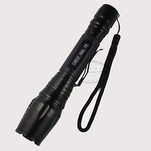 2000 LM Lumen XM L T6 Zoomable Zoom Focus LED Flashlight Torch Lamp Light 18650