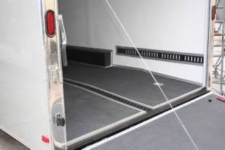 New 8 5x24 Enclosed Cargo Trailer Car Hauler V Nose Auto 24' Motorcycle Covered
