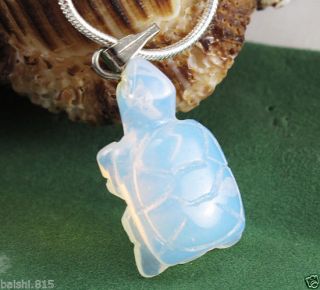 Fashion Cute Tortoise Charms Moonstone Necklace Pendant New