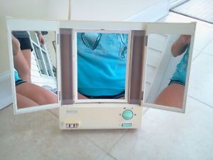 Remington True to Light Lighted Makeup Mirror 3 Way 2 Sides w Outlet LM 8