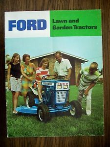 Ford Lawn and Garden Tractors Brochure