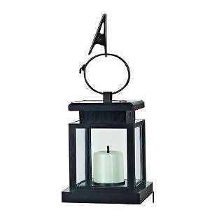 Solar Powered Candle Light Outdoor Lamp