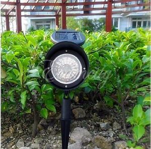 Outdoor Solar Powered LED Rechargeable Landscape Spot Light Garden Lawn Lamp New