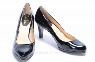 Cole Haan Nike Air 7 5 B Black Margot Patent Leather Pump Shoe D31458