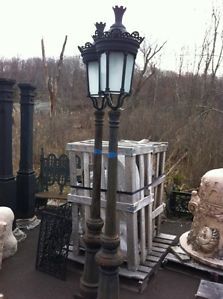Single Light Victorian Cast Iron Outdoor Street Lamp HSL65