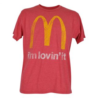 McDonalds Fast Food Im Lovin Loving It Tshirt Adult Tee Burger Mickey DS Shirt