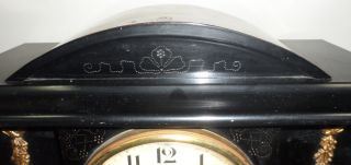 Antique C 1900 19th Century E Ingraham Co Mantle Mantel Clock 8 Day Movement
