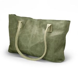 Genuine Leather Handmade Tote Bag Italian Leather Tote Handbag