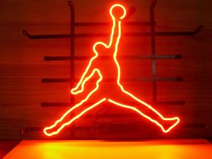 18"x14"Michael Jordan Nike Air Logo Neon Beer Bar Pub Neon Light Sign T146