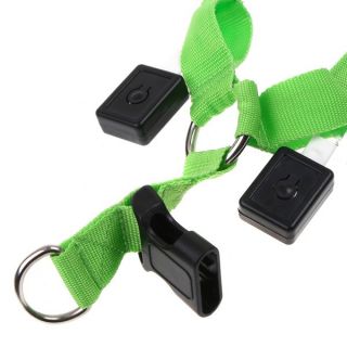 5 Color Selectable Glow LED Flashing Light Dog Pet Belt Harness Leash Tether