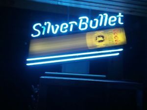 Coors Light Silver Bullet Sign