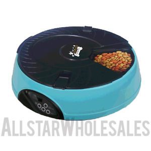 Qpets Automatic Pet Feeder Bowl AF 108 by Q Pets Dry Food Cats Dogs AF108