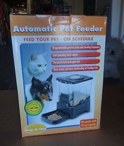 Large Automatic Dry Food Portion Control Dog Cat Pet Feeder Timer Auto Dispenser