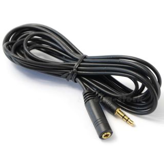 3 5mm 3M Stereo Audio Headphone Extension Cord Cable BK