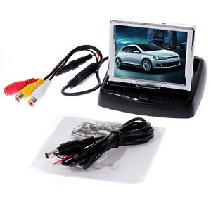 Security 3 5" TFT LCD Wide Screen Car Rear View Backup Parking Mirror Monitor