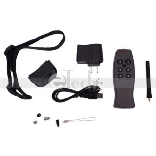 Rechargeable Remote Dog Training No Bark Shock Collar
