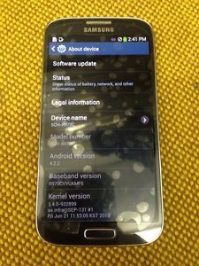 Black Samsung Galaxy S4 s 4 IV SGH R970C 16GB Cricket Smart Phone Latest Model