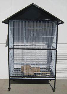 XLarge Indoor Outdoor Flight Bird Aviaries Canary Breeding Parakeet Cage 0594