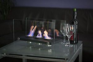 Bio Ethanol Fireplace VICO3 Indoor Outdoor Portable Table Top Fire Burner