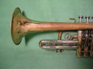 Vincent Bach Model 37 Stradivarius Trumpet Case Serial Number 73512 as Is