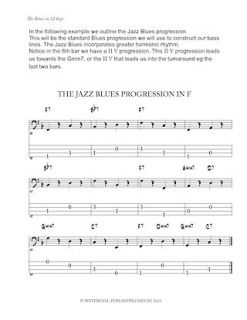 Jazz Bass Book The Blues in 12 Keys Bass Tab Edition