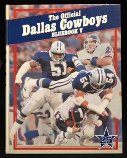 1984 Volume V Dallas Cowboys Bluebook Football Media Guide Book