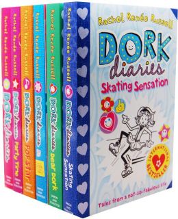 Dork Diaries Rachel Renee Russell Collection 6 Books Set New Skating Sensation