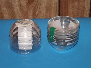 Set of 8 Clear Glass Prep Bowls Ramekins Dipping Sauce Side Dish Cups Small