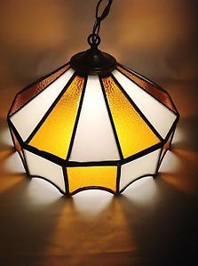 Stained Glass Ceiling Light Fixture