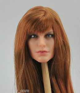 Custom 1 6 Angelina Jolie Figure Head Sculpt Fit Phicen Obitsu OOAK CY Girl Body