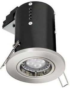 Philips Zadora 7W LED GU10 Recessed Ceiling Spot Light Downlight Kit Fire Rated