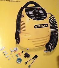 Stanley 1 5 Gal 150 PSI Portable Air Compressor Set 18 New