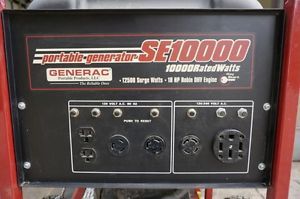 Generac SE10000 Key Start Portable Generator