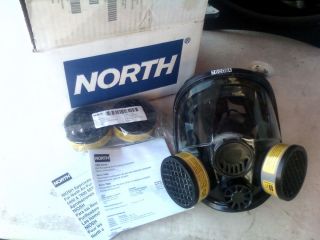North Safety 76008A Full Face Respirator Purifier Mask Paint Booth