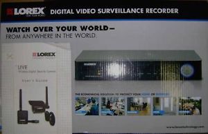 Lorex 8 Channel Video Security DVR w 4 Wireless Cameras LH118501C4WB $949