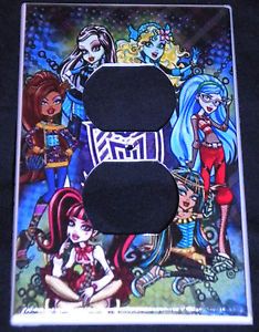 Monster High Outlet Cover Girls Room Decor Outlet Plate Cover