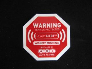 30 Alarm System 14 Security Camera Stickers and Free Auto Alarm Decal