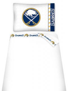 NHL Buffalo Sabres Bedding Accessories Twin Bed Sheet Set Hockey Sheets Decor