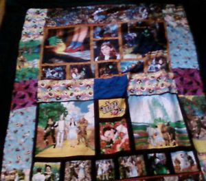 Wizard of oz Blankets Made to Order Dorothy Tin Man Lion Scarecrow Ect
