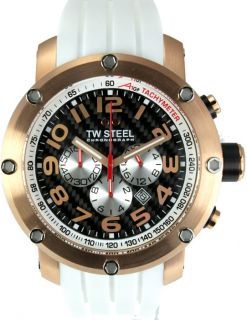 TW Steel TW606 A1GP Collection 48mm Black Dial Chrono Mens Watch Fast Shipping