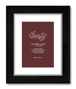 Craig Frames 7x9 Picture Frame with White 5x7 Single Opening Mat