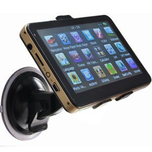 5" Car GPS Navigation Built in 4GB 64MB RAM WinCE 6 0 FM  MP4 New Map Poi