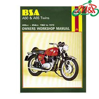 BSA A50 and A65 Twins 62 73 Haynes Workshop Service Manual