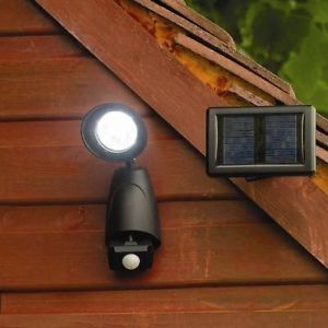 9 LED Solar Power Rechargeable PIR Motion Sensor Security Light Outdoor Garden