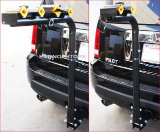 2" Hitch Mount Bicycle Rack Carrier Rear Mounted 4 Bike Rack Carrier Swing Down