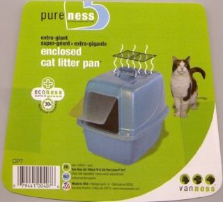 New Deluxe Cat Litter Enclosed Cat Pan Litter Box Extra Large Colors Are Assorte