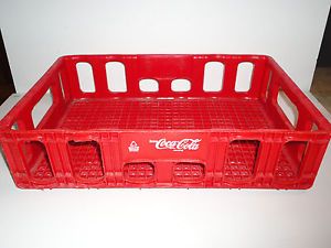 Coca Cola Red Bottle Carrying Crate Stacking Plastic Crates Carriers Soda