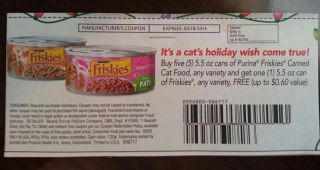 Lot of 17 Buy 5 Get 1 Purina Friskies Can Cat Food
