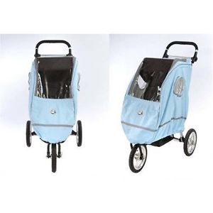 Warm as A Lamb Single or Jogging Stroller Cover Blue